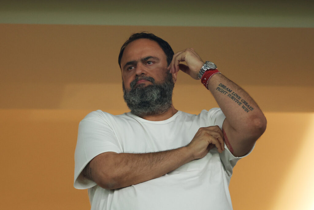 Nottingham Forests Klub-Boss Evangelos Marinakis.