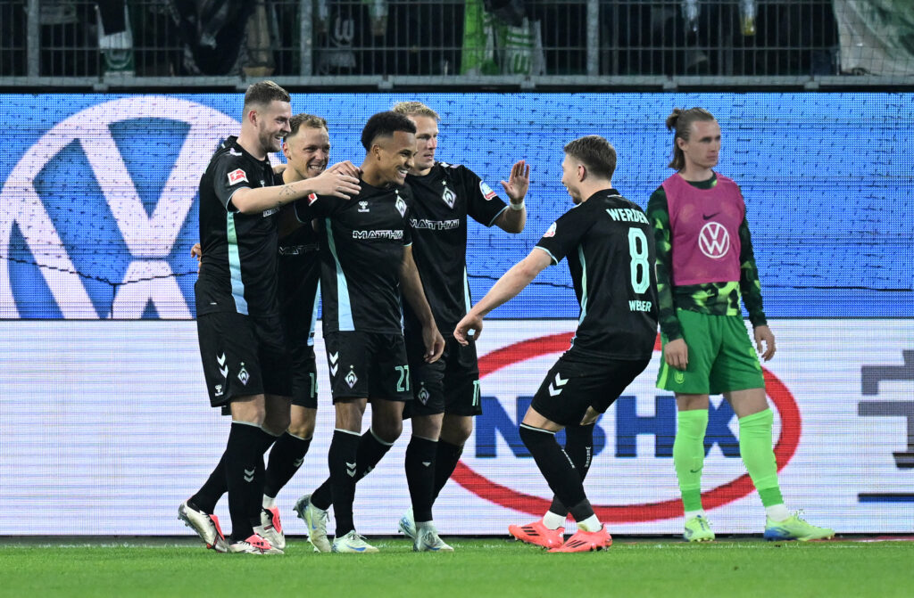 Bremen gewinnt in Wolfsburg 