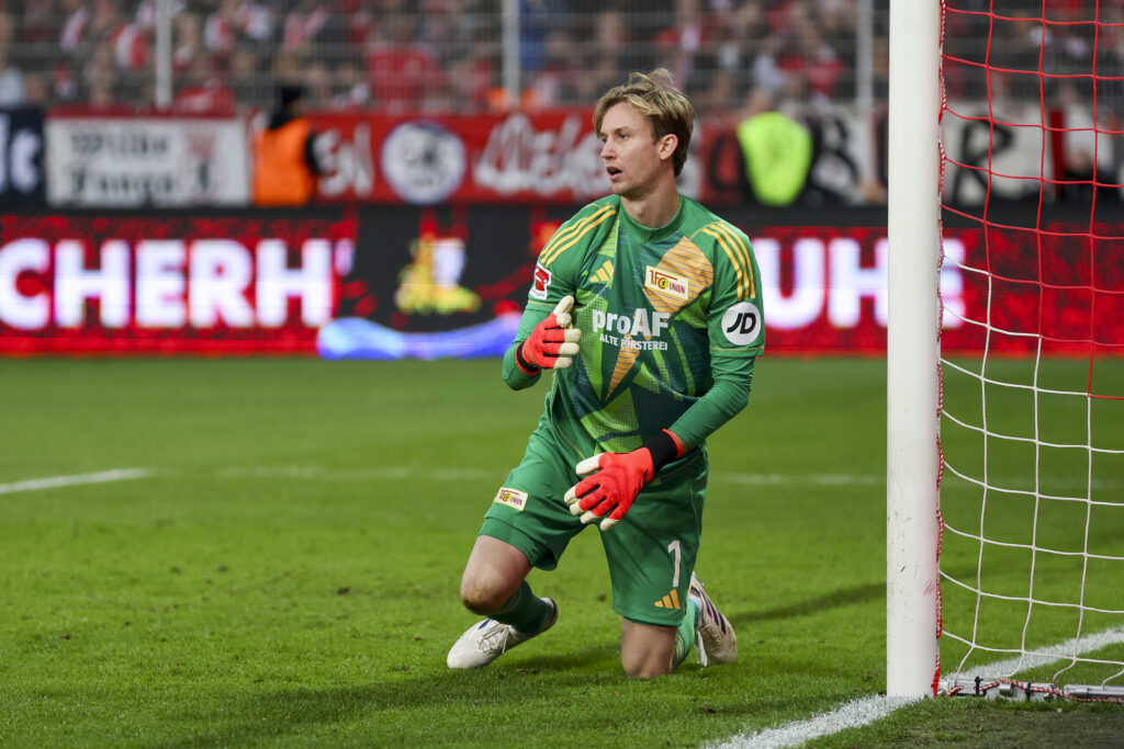 Frederik Rönnow rettete Union Berlin einen Zähler.