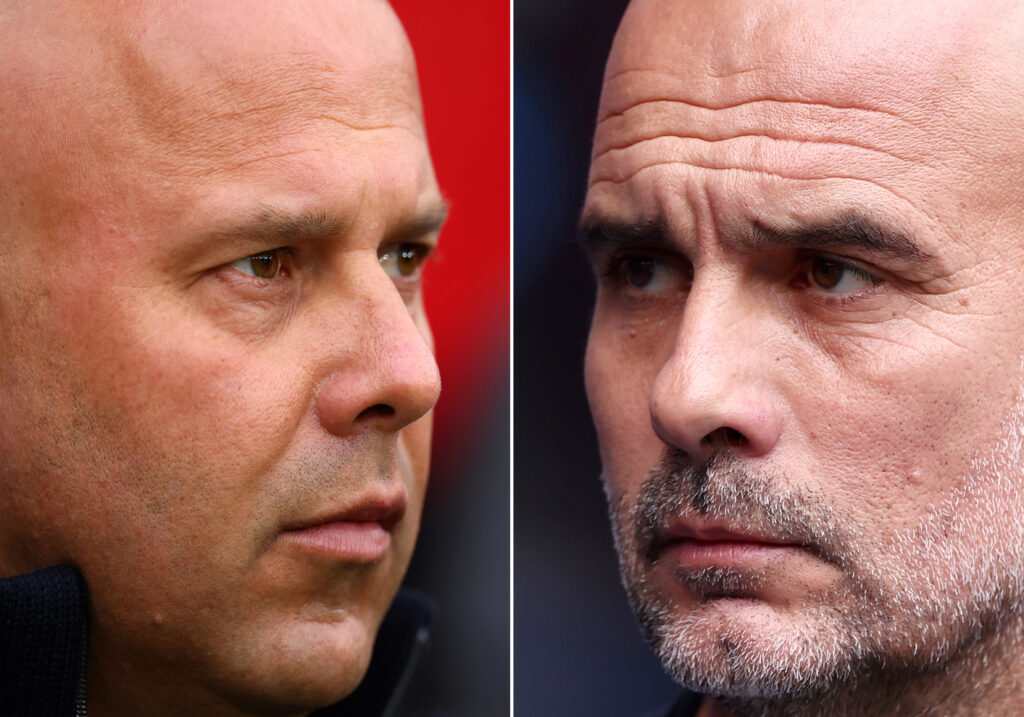 Arne Slot vs Pep Guardiola, Liverpool vs Manchester City, Premier League