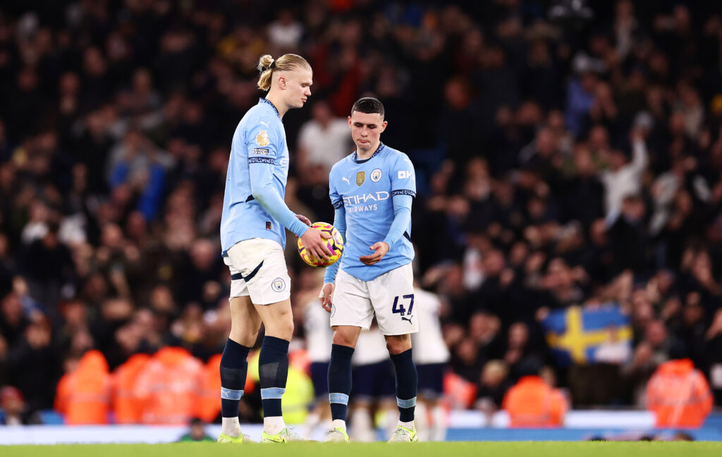 Manchester City ging im Heimspiel gegen Tottenham unter.