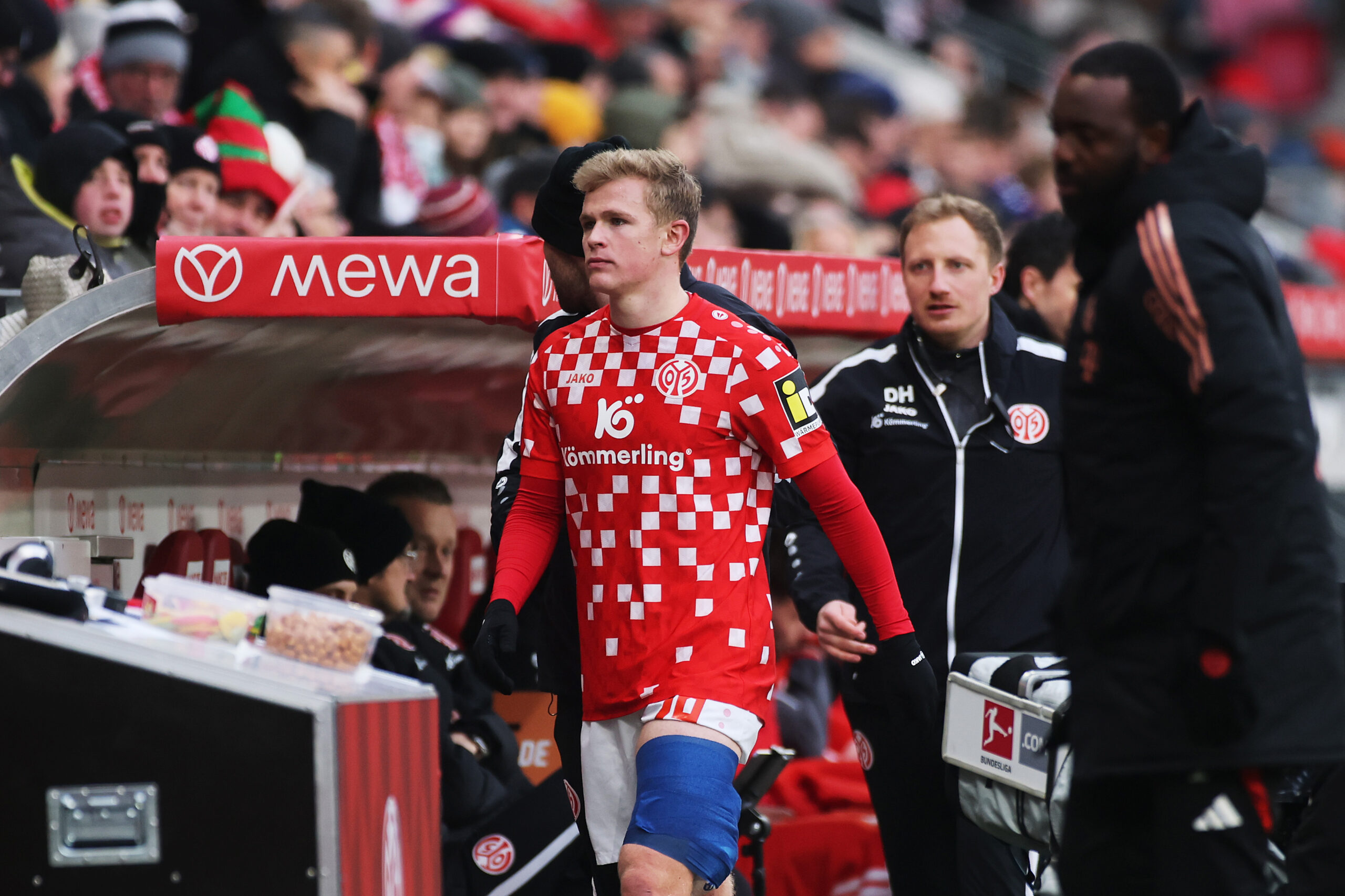 Nach Auswechslung im Bayern-Spiel: Burkardt fehlt Mainz mehrere Wochen!