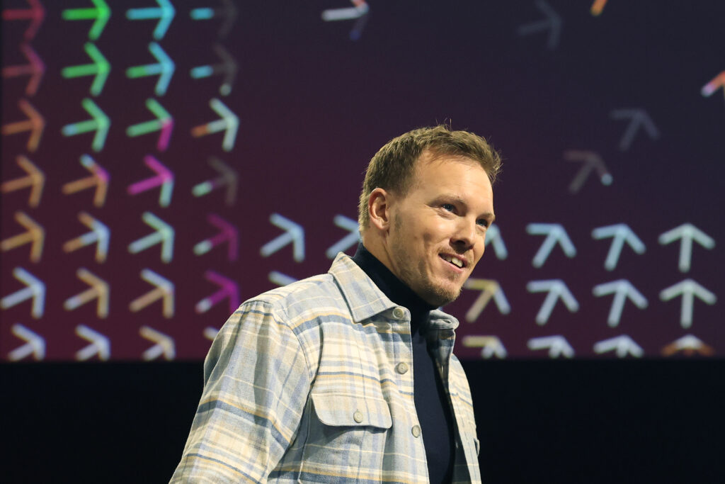 DFB-Trainer Nagelsmann auf der ISPO in München