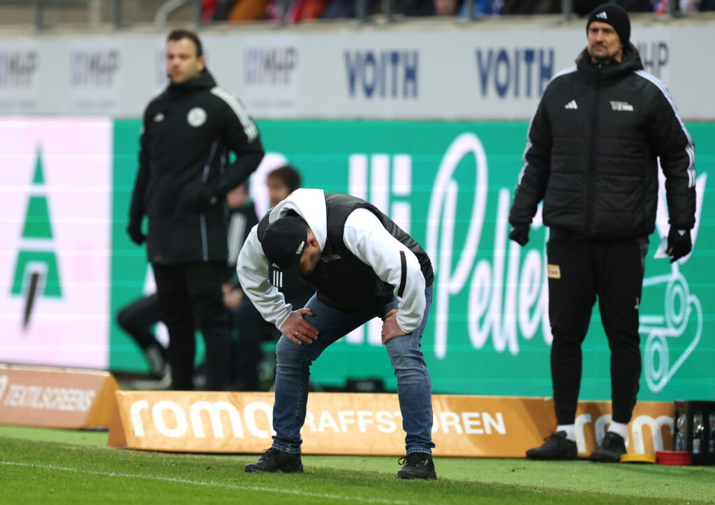 Union-Trainer Steffen Baumgart bei seinem Debüt