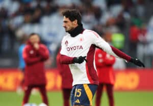 Mats Hummels beim Aufwärmen