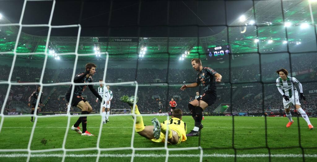 Nicolas im Bundesligaspiel gegen Bayern