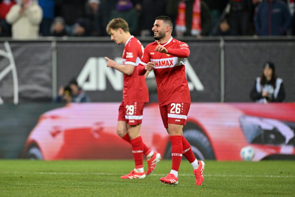 Stuttgart bejubelt den Führungstreffer