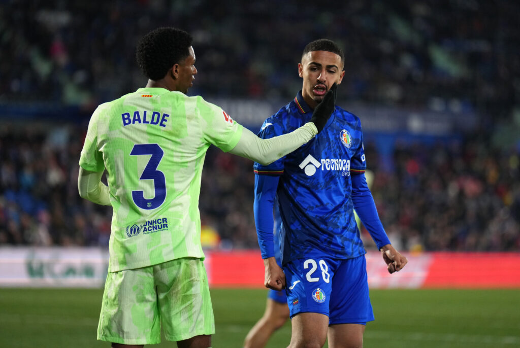 FC Barcelona: Alejandro Balde sah sich beim FC Getafe rassistischen Beleidigungen ausgesetzt.