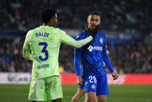 FC Barcelona: Alejandro Balde sah sich beim FC Getafe rassistischen Beleidigungen ausgesetzt.