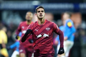 André Silva im Lila-Trikot von RB Leipzig