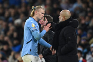 Pep Guardiola sprach über Erling Haaland.
