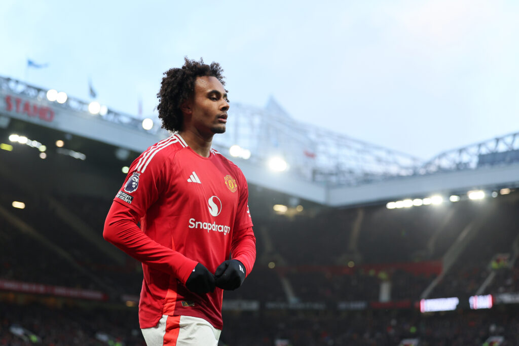 Joshua Zirkzee im Trikot von Manchester United