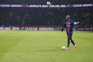 Nuno Mendes am Ball - für PSG.