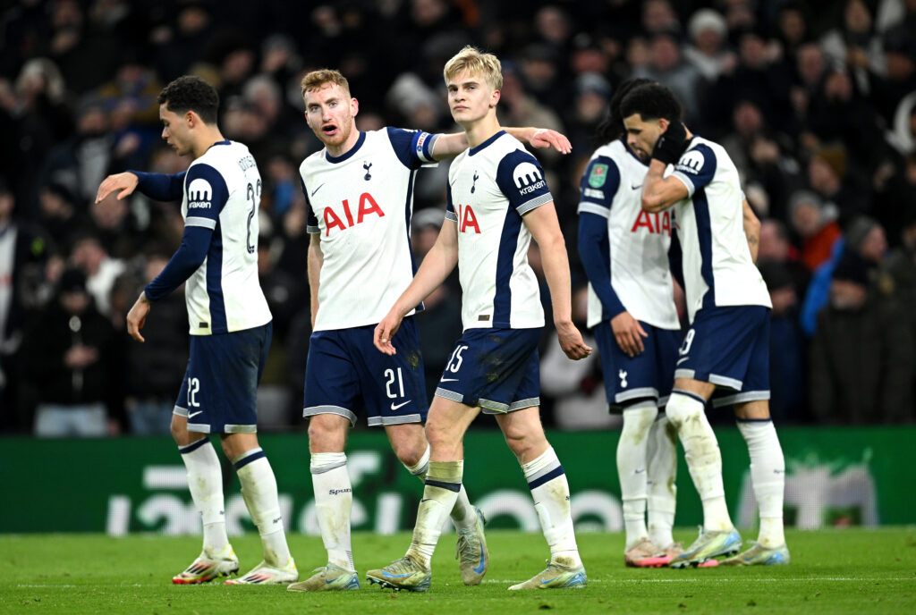 Die Spurs bezwangen den FC Liverpool im EFL-Cup-Halbfinalhinspiel.