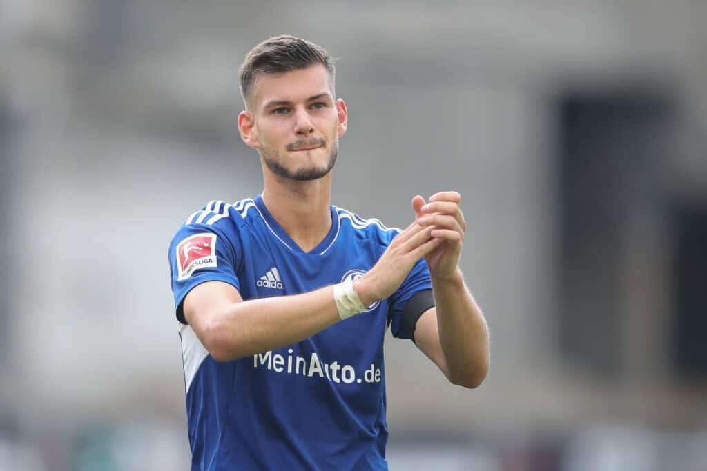 Tom Krauß während seiner Zeit bei Schalke 04 (2022)