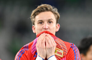 Frederik Rönnow in entsetzter Haltung