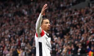 Hugo Ekitike im Trikot von Eintracht Frankfurt