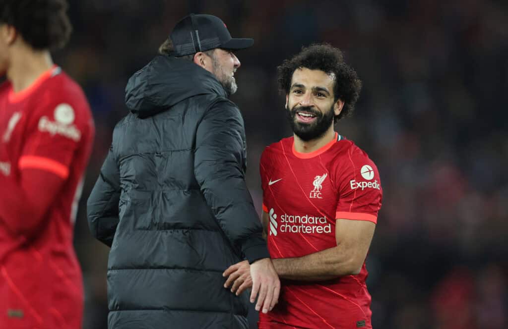 Mohamed Salah und Jürgen Klopp