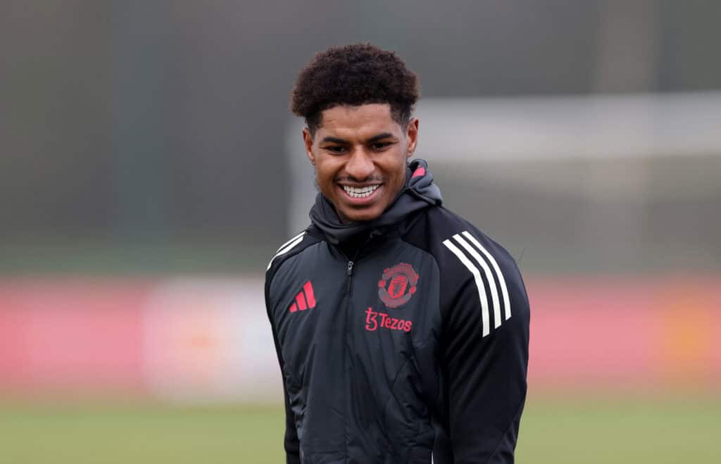 Marcus Rashford läuft bis Sommer für Aston Villa auf.