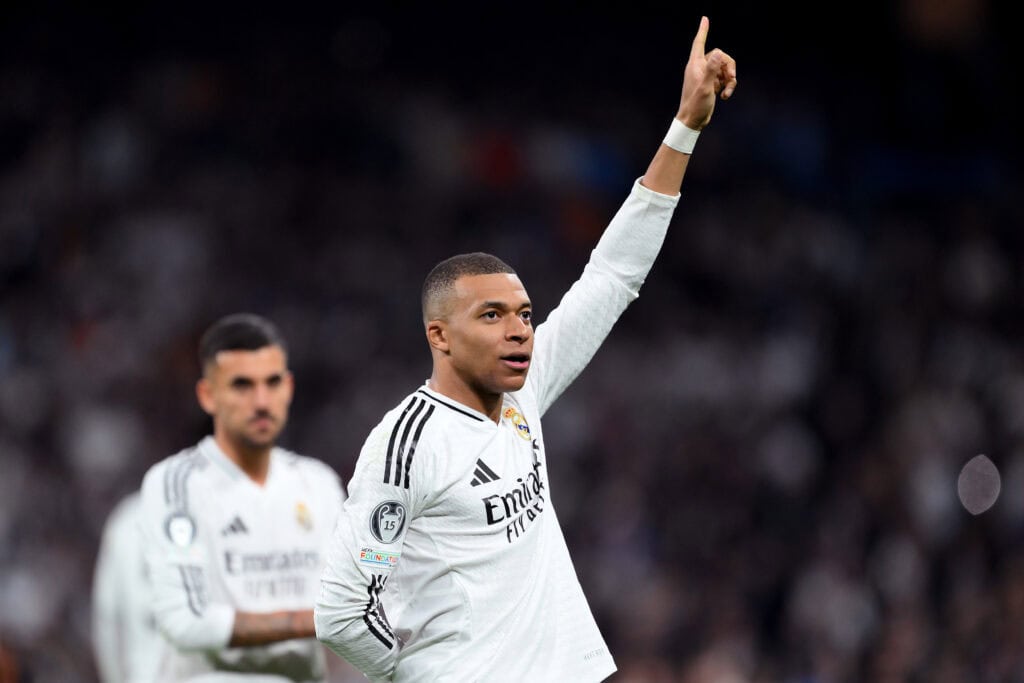 Kylian Mbappe traf dreifach für Real Madrid