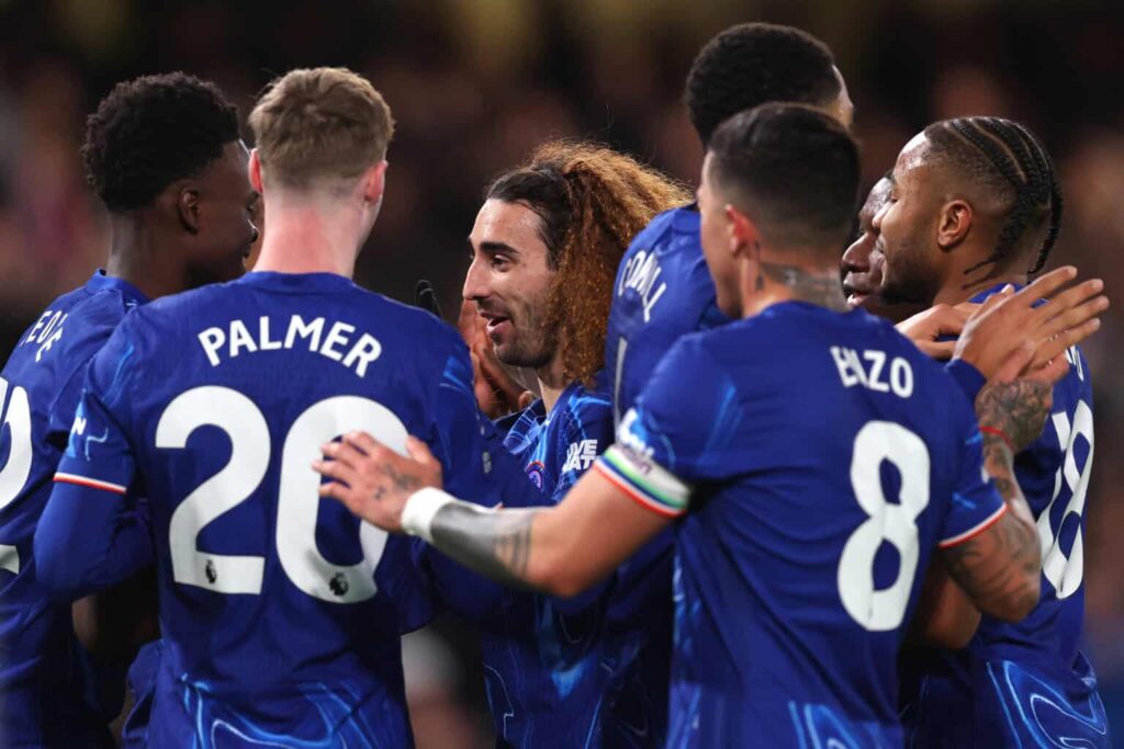 Die Spieler des FC Chelsea jubeln