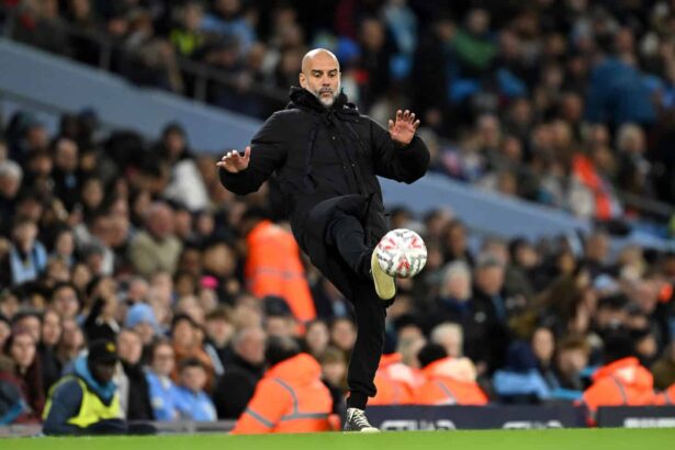 FA-Cup: Pep Guardiola kritisierte den Spielball.
