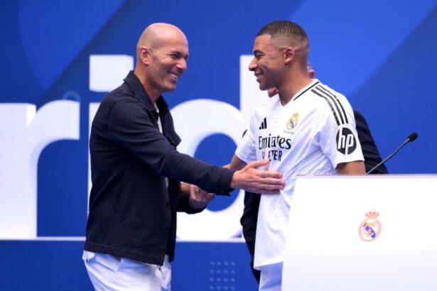 Kylian Mbappé, Zinédine Zidane