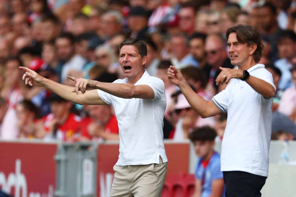 Oliver Glasner und Thomas Frank werden bei RB Leipzig gehandelt.