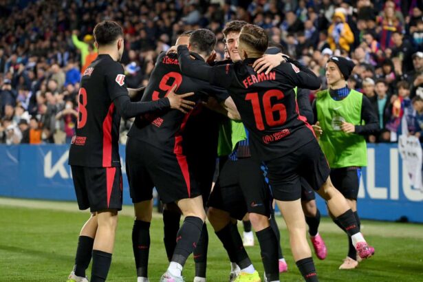 Der FC Barcelona gewann in Leganes.