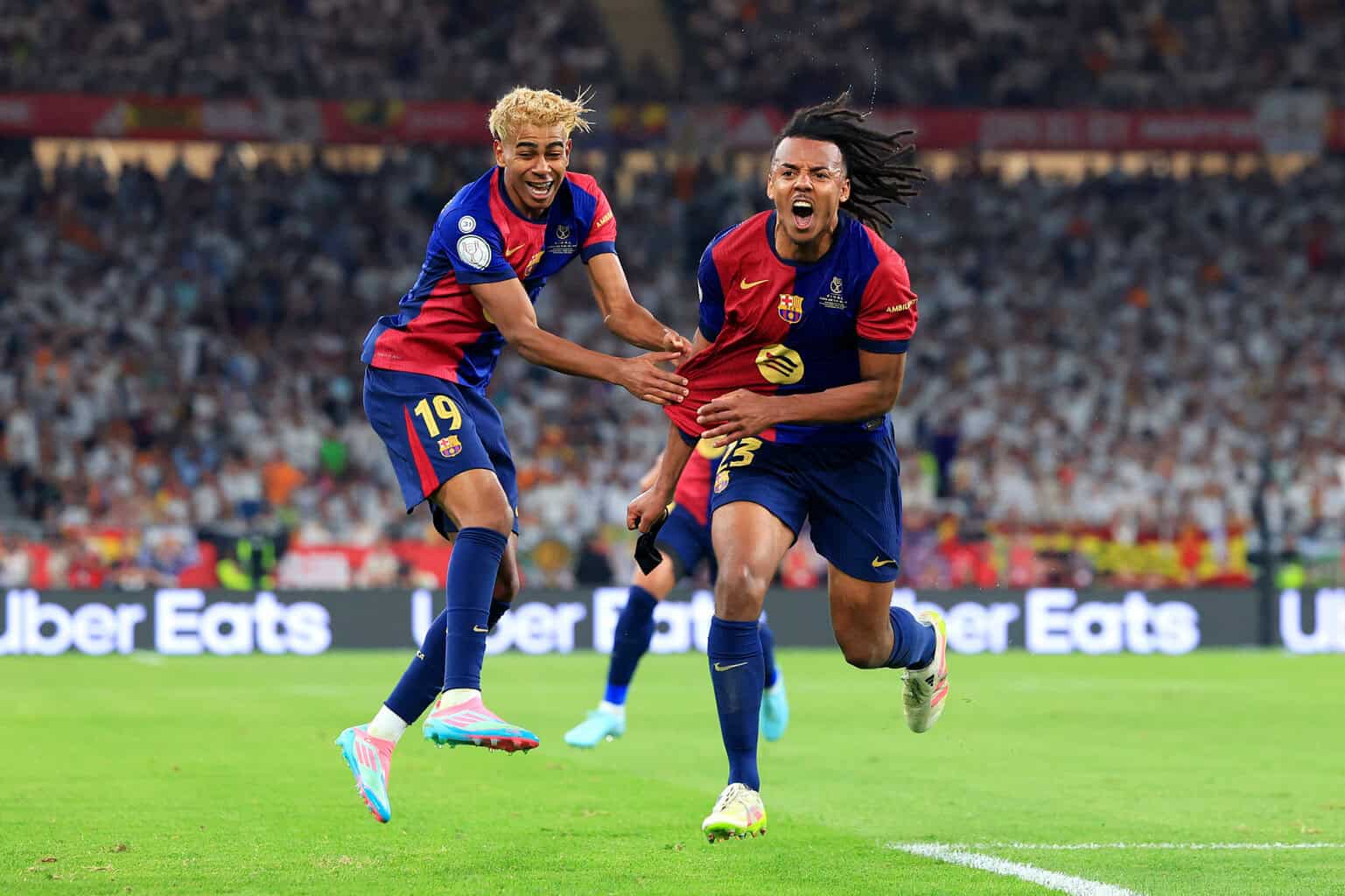 Kounde mit dem Siegtor: FC Barcelona gewinnt dramatisches Pokalfinale gegen Real Madrid!