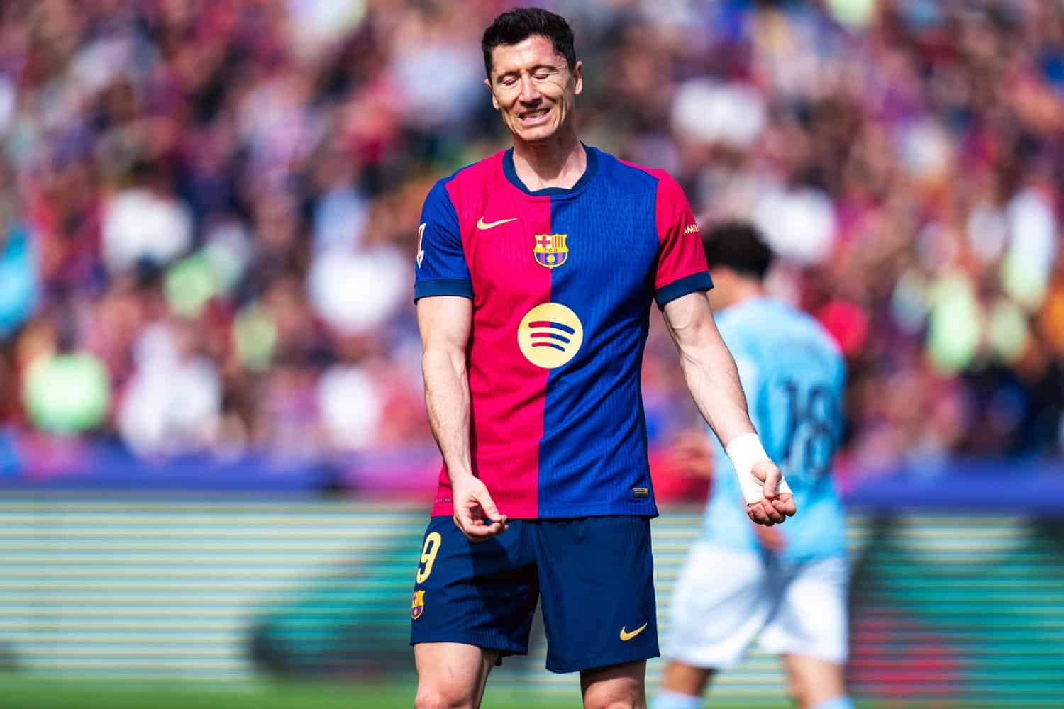 Barça-Schock! Lewandowski droht wochenlange Verletzungspause