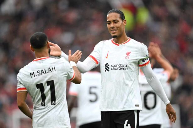 Virgil van Dijk und Mohamed Salah