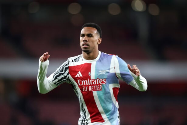 Gabriel Magalhaes beim Aufwärmen