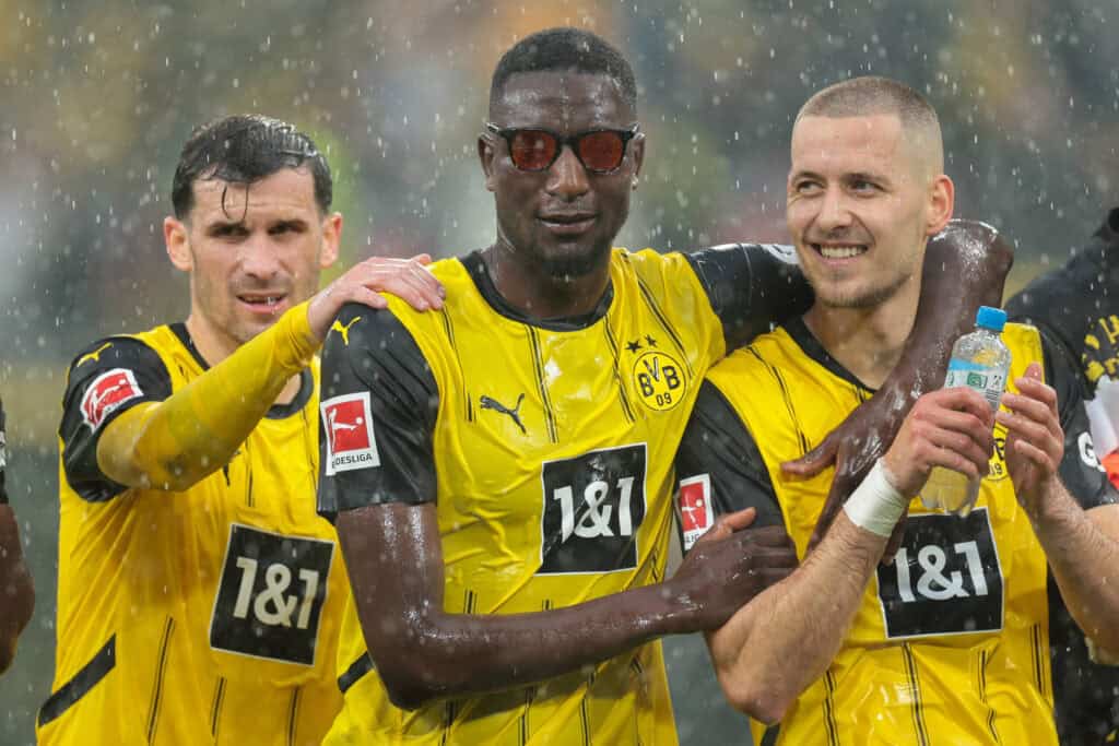 Pascal Groß, Serhou Guirassy und Waldemar Anton