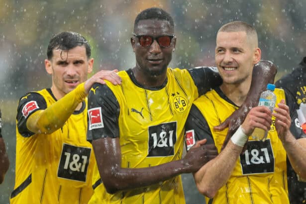 Pascal Groß, Serhou Guirassy und Waldemar Anton