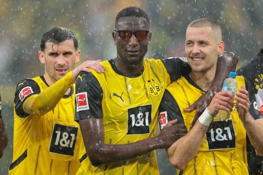 Pascal Groß, Serhou Guirassy und Waldemar Anton