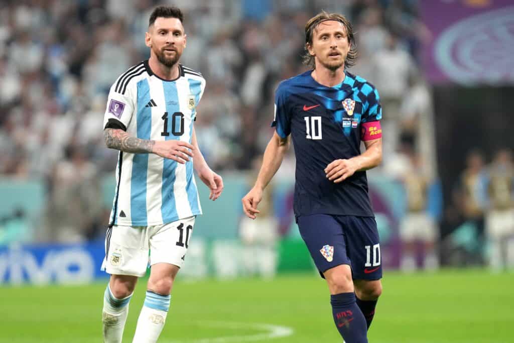 Luka Modric, Lionel Messi
