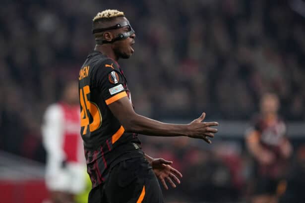 Victor Osimhen ärgert sich