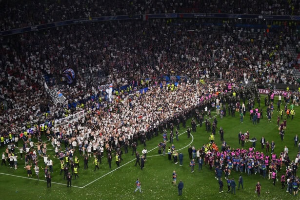 Der Platzsturm nach dem Champions-League-Finale