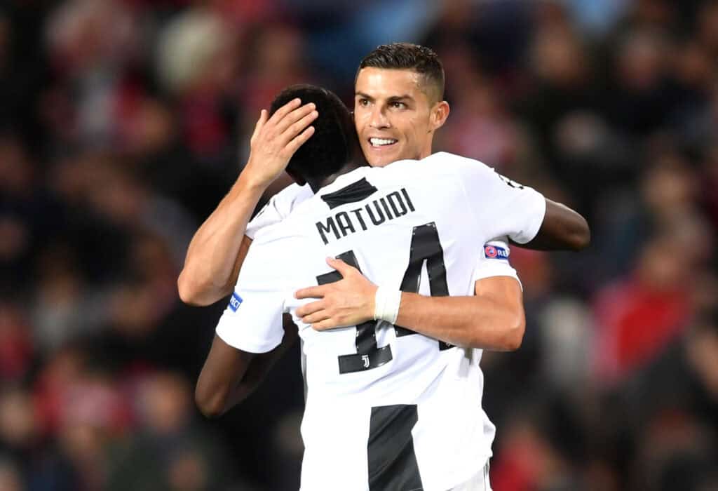 Cristiano Ronaldo und Blaise Matuidi