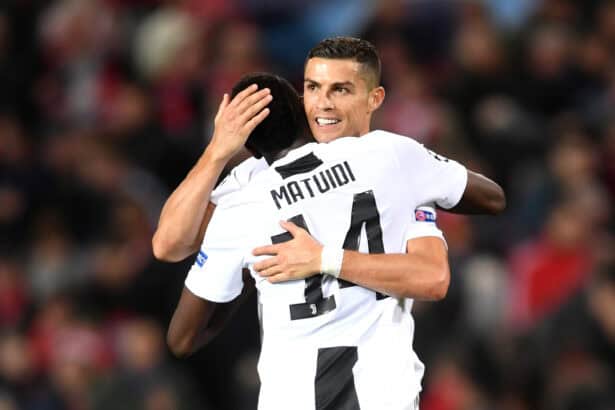 Cristiano Ronaldo und Blaise Matuidi