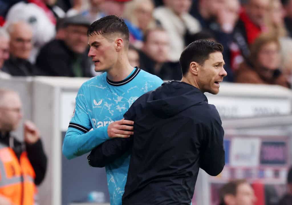 Patrik Schick und Xabi Alonso
