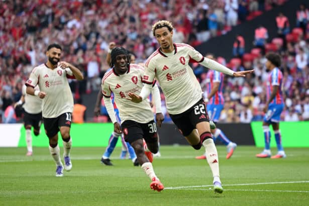 Hugo Ekitike, Florian Wirtz im Community Shield