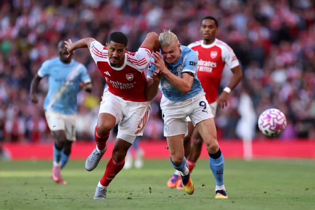 William Saliba, Erling Haaland