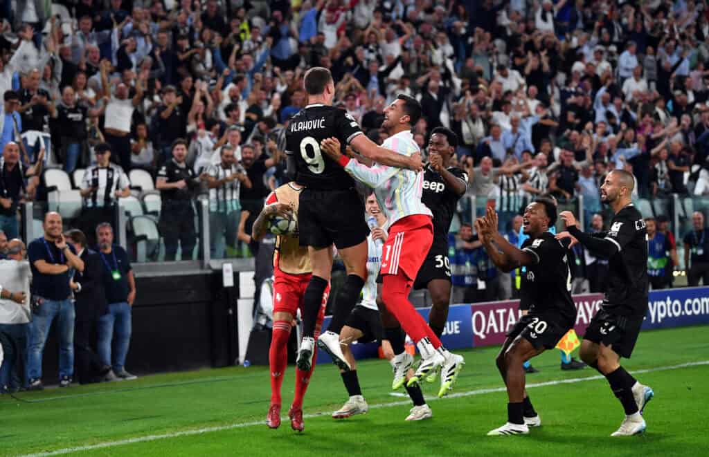 Dusan Vlahovic in Ekstase