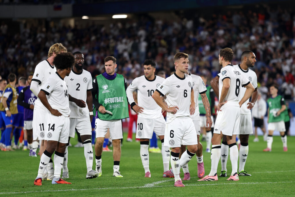Die deutsche Nationalmannschaft ist nach dem 0:2 gegen die Slowakei enttäuscht