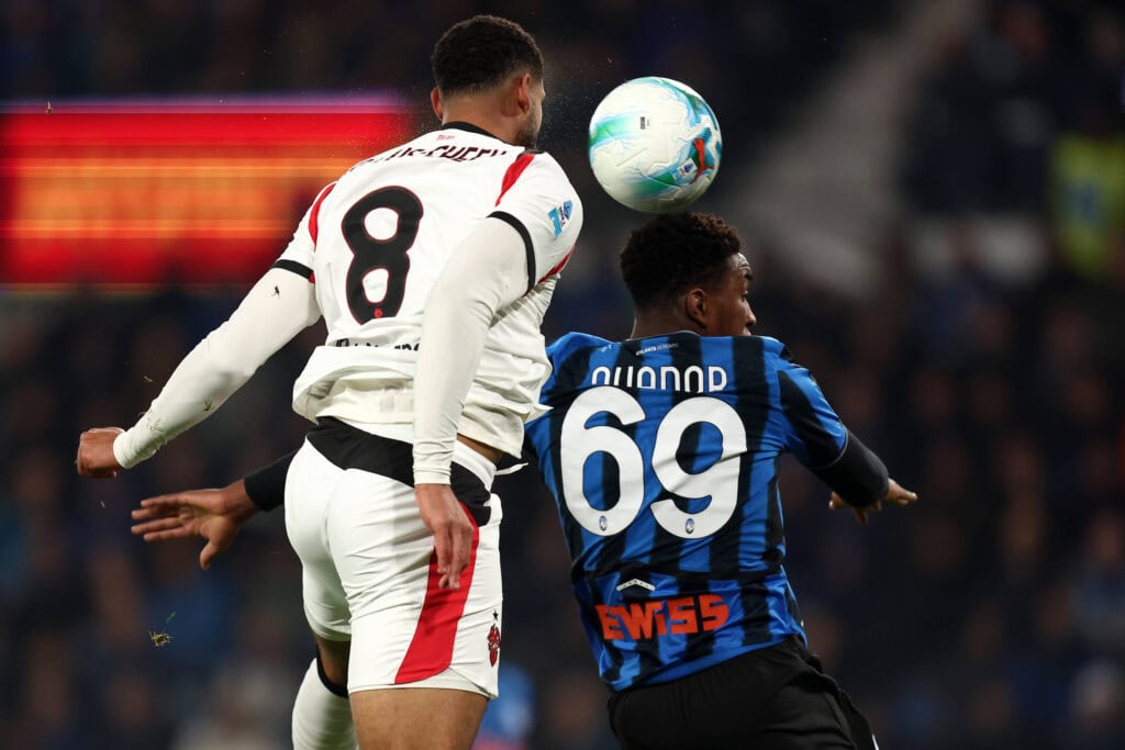 Bergamo gegen AC Mailand