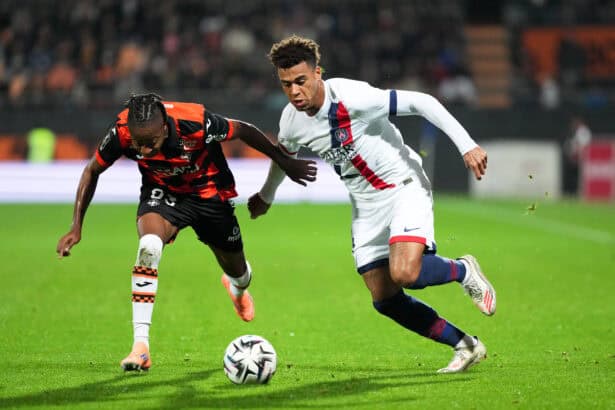 Desire Doue, Lorient vs Paris Saint-Germain