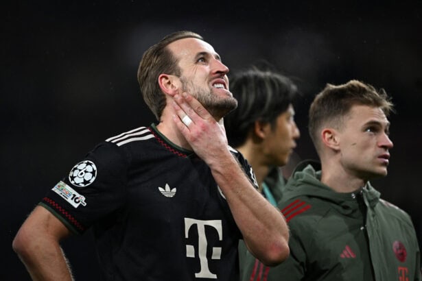 Harry Kane ärgert die Niederlage des FC Bayern München gegen den FC Arsenal