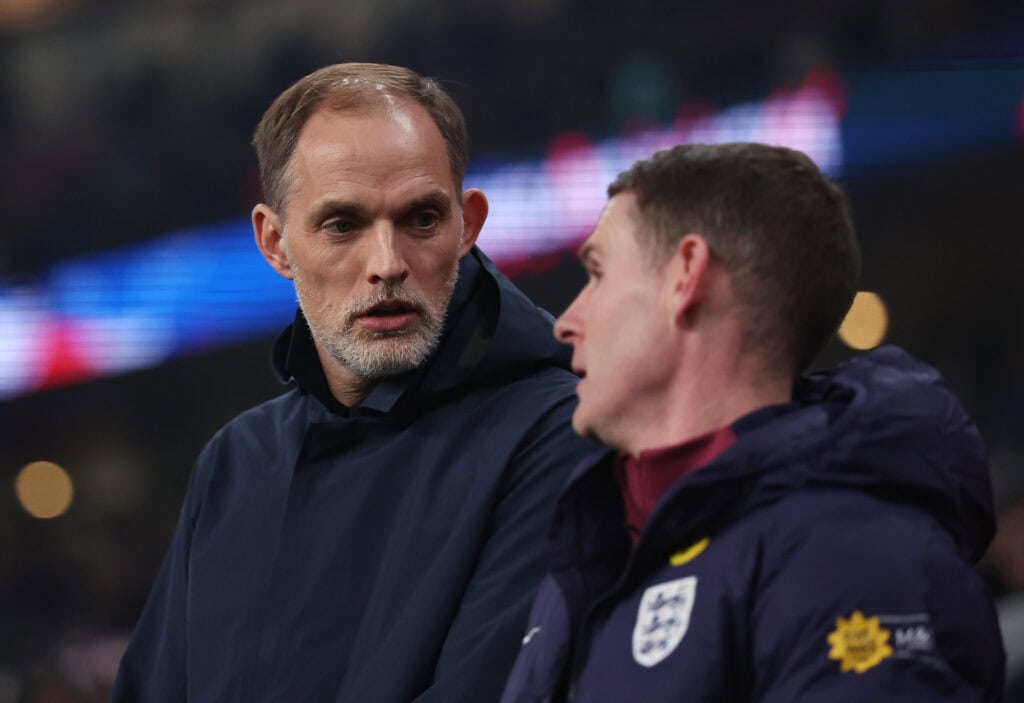 Thomas Tuchel im Gespräch mit Anthony Barry